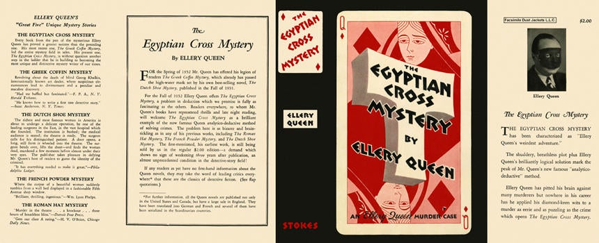 Item #2626 Egyptian Cross Mystery, The. Ellery Queen