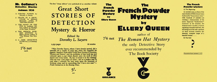 Item #2632 French Powder Mystery, The. Ellery Queen
