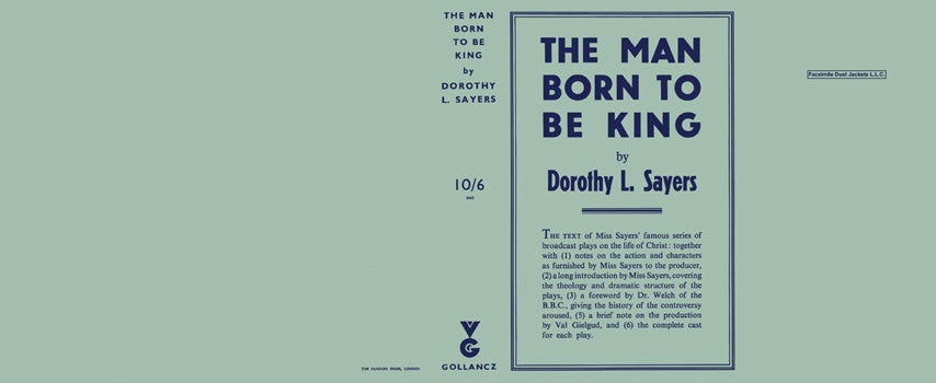 Item #26373 Man Born to Be King, The. Dorothy L. Sayers