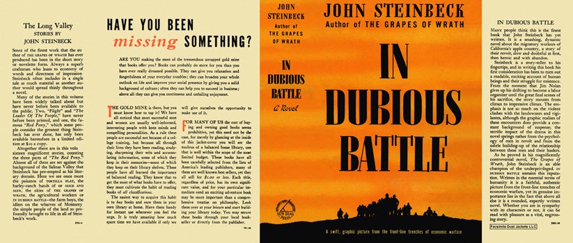 Item #26516 In Dubious Battle. John Steinbeck