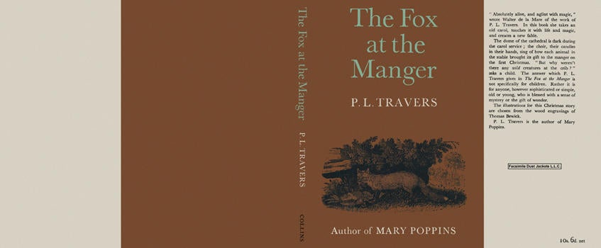 Item #26609 Fox at the Manger, The. P. L. Travers, Thomas Bewick.