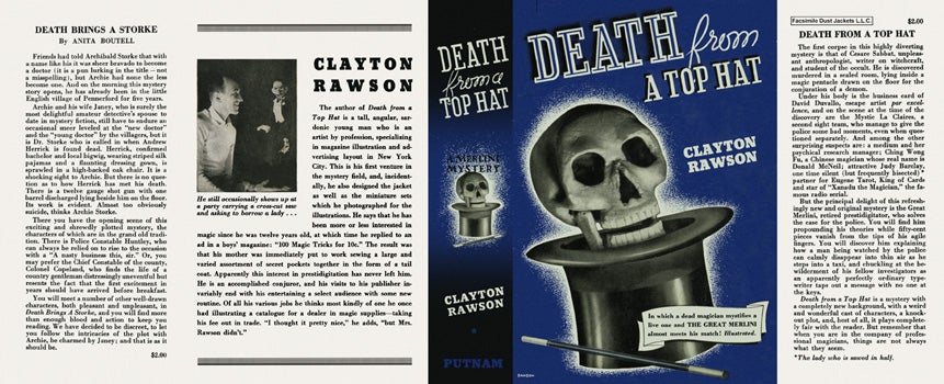 Item #2661 Death from a Top Hat. Clayton Rawson.