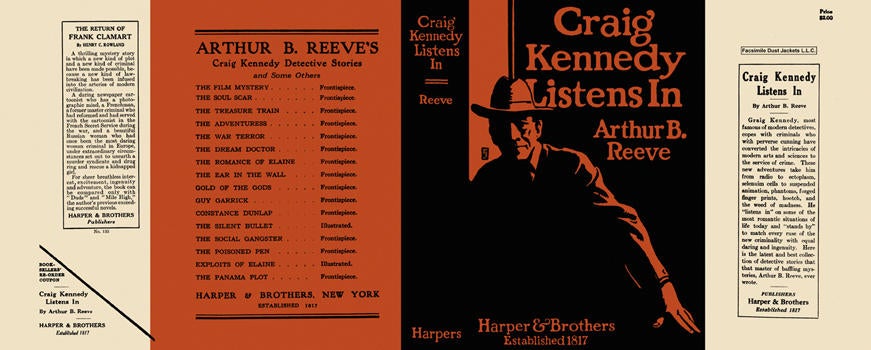 Item #2675 Craig Kennedy Listens In. Arthur B. Reeve