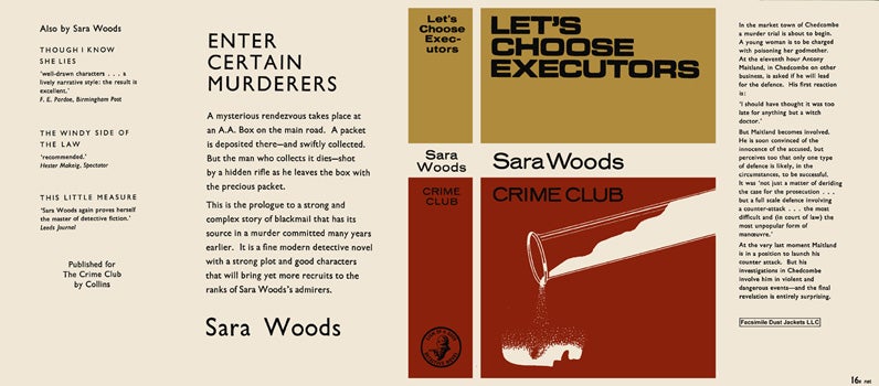 Item #26750 Let's Choose Executors. Sara Woods.