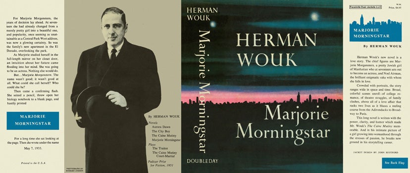 Item #26755 Marjorie Morningstar. Herman Wouk.