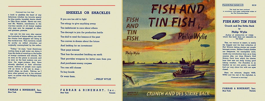 Item #26763 Fish and Tin Fish. Philip Wylie
