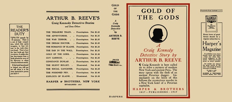 Item #2678 Gold of the Gods. Arthur B. Reeve.
