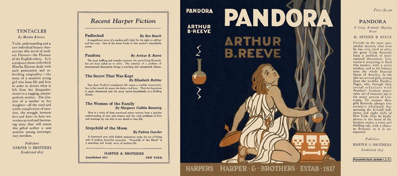 Item #2681 Pandora. Arthur B. Reeve
