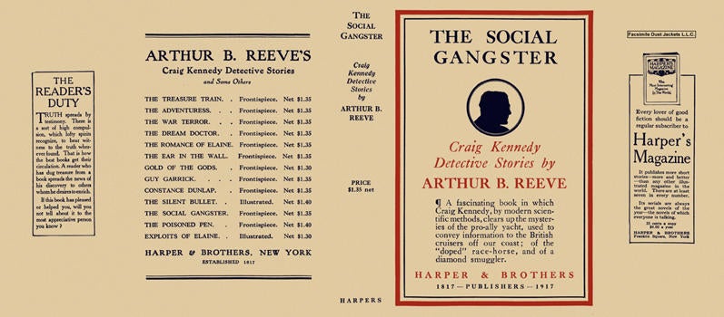 Item #2683 Social Gangster, The. Arthur B. Reeve.