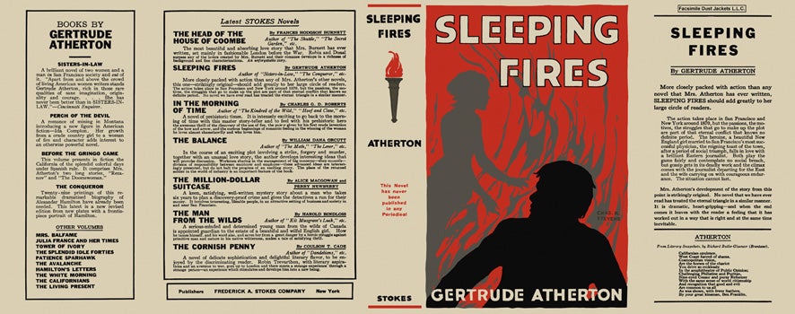 Item #26926 Sleeping Fires. Gertrude Atherton