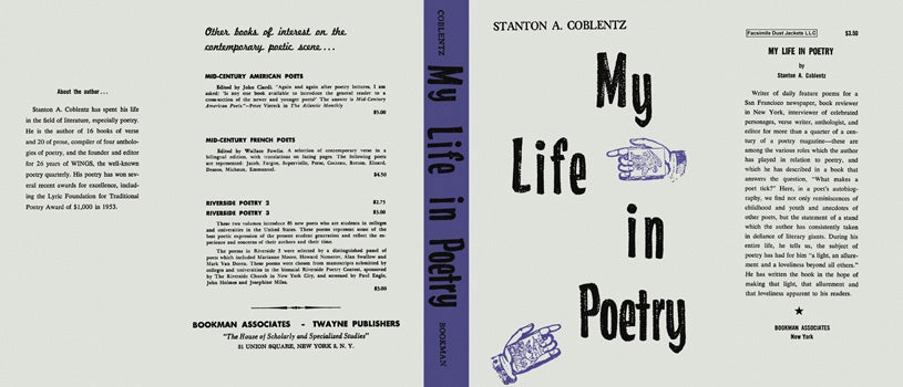 Item #26964 My Life in Poetry. Stanton A. Coblentz