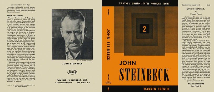 Item #27001 John Steinbeck. Warren French.