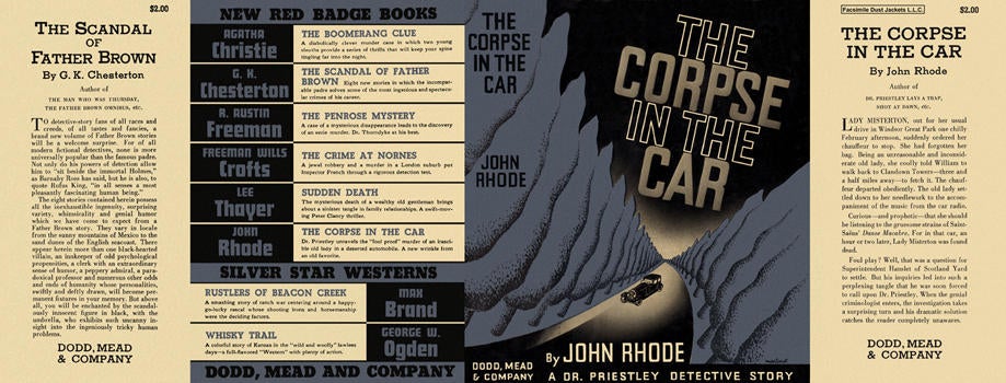 Item #2709 Corpse in the Car, The. John Rhode