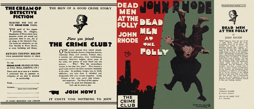 Item #2711 Dead Men at the Folly. John Rhode