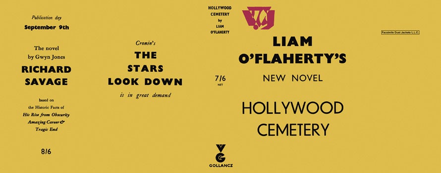 Item #27164 Hollywood Cemetery. Liam O'Flaherty