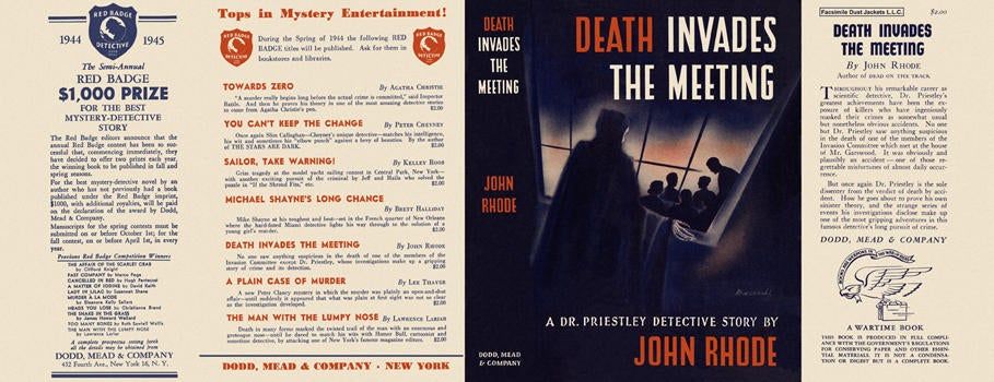 Item #2722 Death Invades the Meeting. John Rhode
