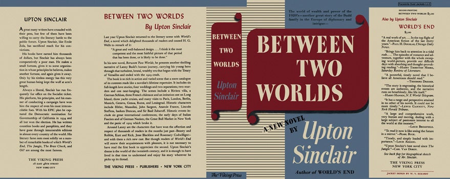 Item #27225 Between Two Worlds. Upton Sinclair