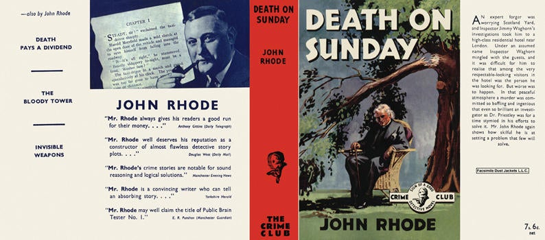 Item #2727 Death on Sunday. John Rhode
