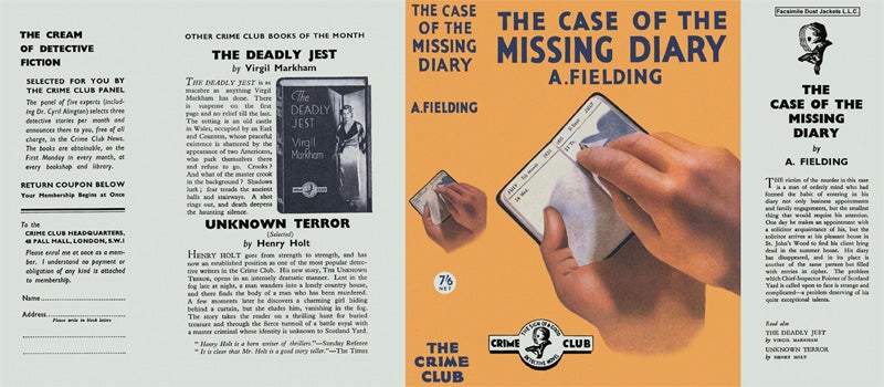 Item #27339 Case of the Missing Diary, The. A. Fielding