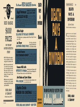 Death Pays a Dividend. John Rhode.