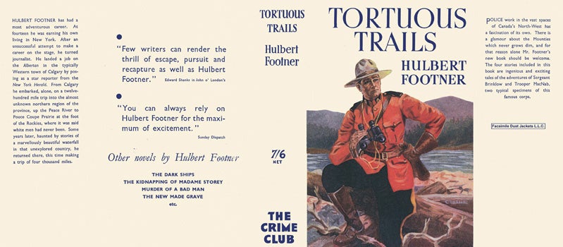 Item #27344 Tortuous Trails. Hulbert Footner