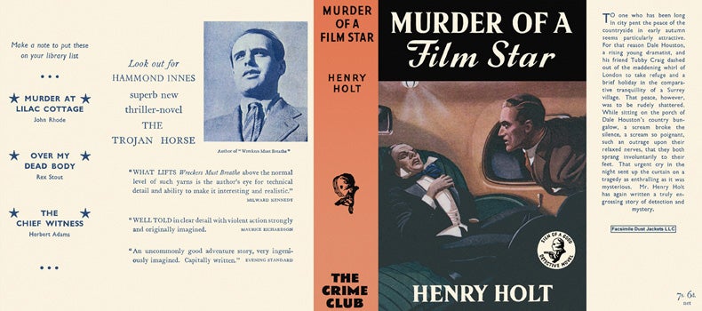 Item #27369 Murder of a Film Star. Henry Holt.