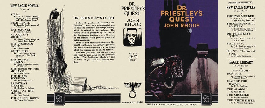 Item #2739 Dr. Priestley's Quest. John Rhode