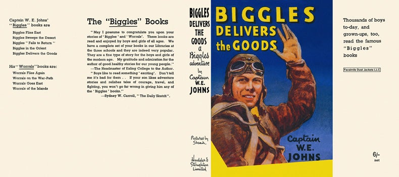 Item #27396 Biggles Delivers the Goods. Captain W. E. Johns