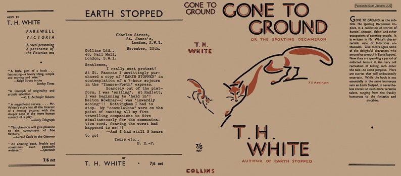 Item #27435 Gone to Ground. T. H. White