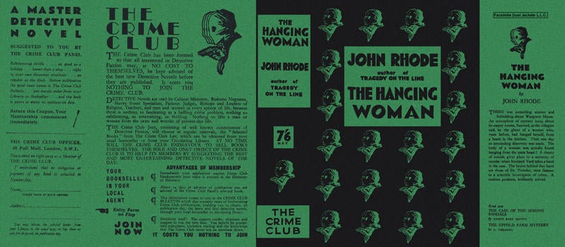 Item #2747 Hanging Woman, The. John Rhode.