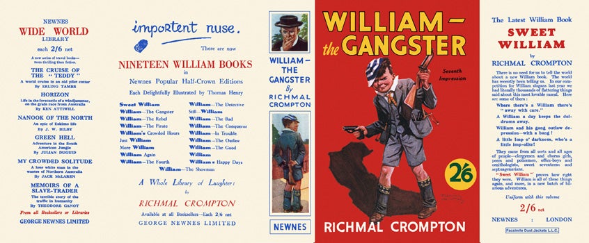 Item #27487 William the Gangster. Richmal Crompton
