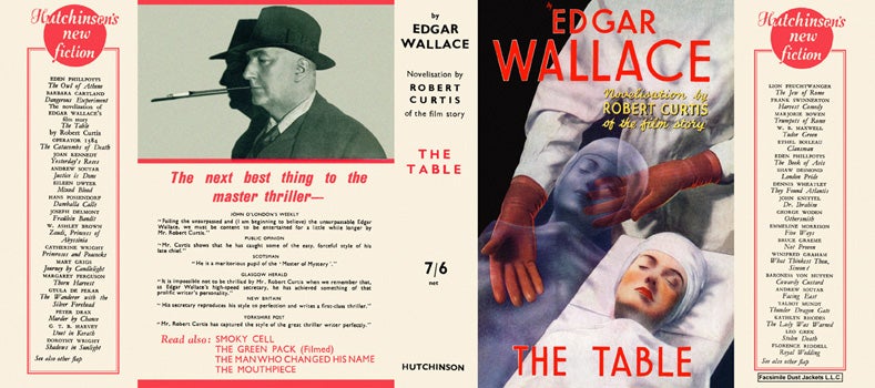 Item #27490 Table, The. Edgar Wallace, Robert G. Curtis