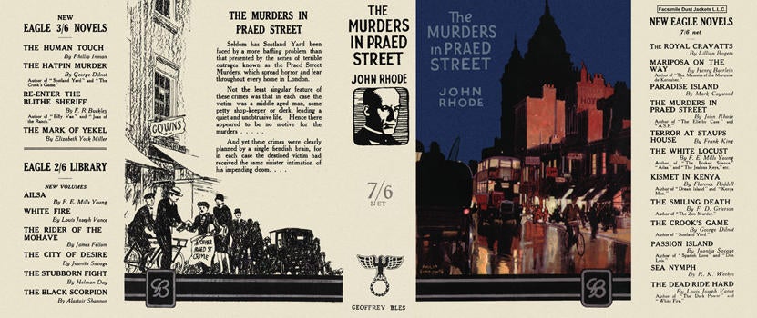 Item #2768 Murders in Praed Street, The. John Rhode