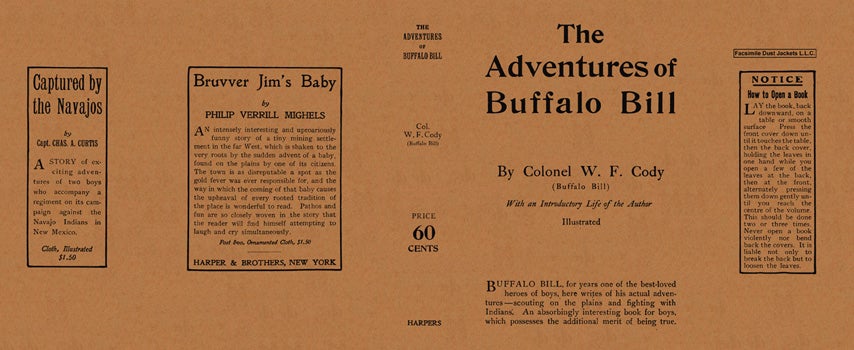 Item #27701 Adventures of Buffalo Bill, The. Colonel W. F. Cody, Buffalo Bill