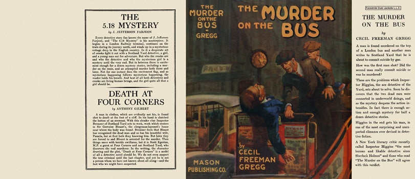 Item #27871 Murder on the Bus, The. Cecil Freeman Gregg.