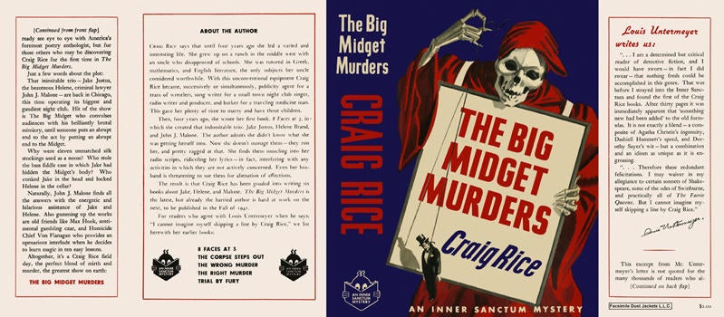 Item #2796 Big Midget Murders, The. Craig Rice