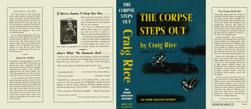 Item #2797 Corpse Steps Out, The. Craig Rice.