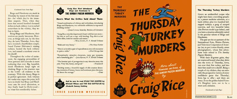 Item #2802 Thursday Turkey Murders, The. Craig Rice
