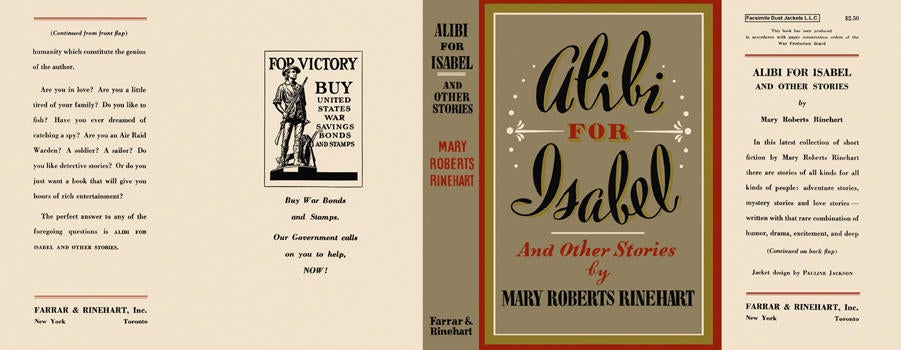 Item #2808 Alibi for Isabel and Other Stories. Mary Roberts Rinehart.