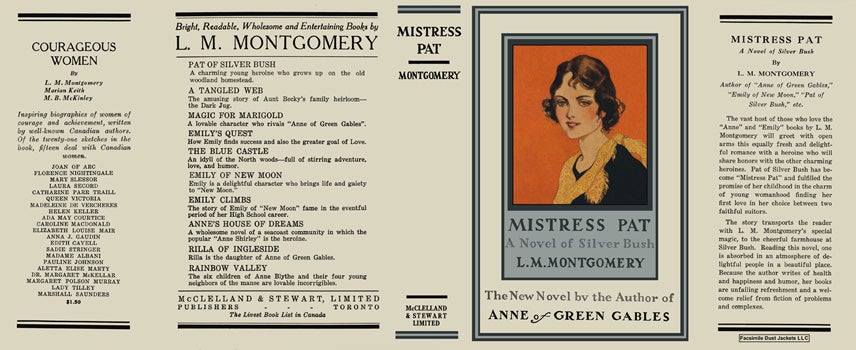 Item #28082 Mistress Pat. L. M. Montgomery.