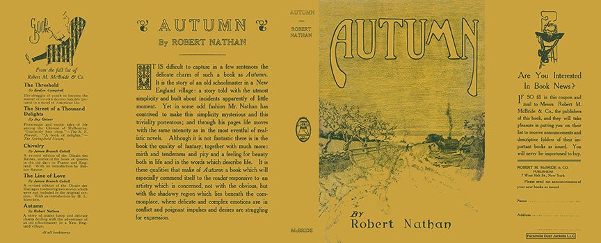 Item #28094 Autumn. Robert Nathan