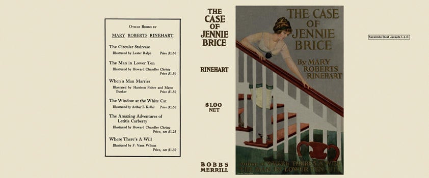 Item #2812 Case of Jennie Brice, The. Mary Roberts Rinehart.
