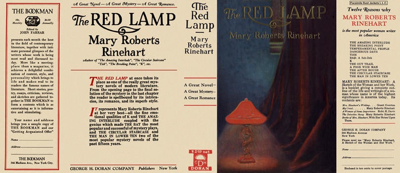 Item #2817 Red Lamp, The. Mary Roberts Rinehart.