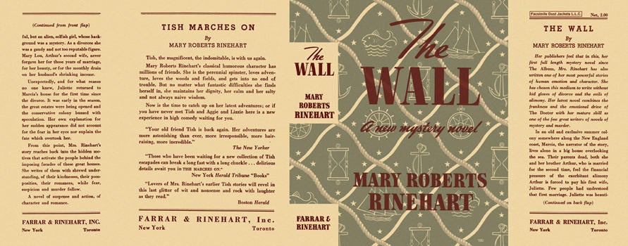 Item #2819 Wall, The. Mary Roberts Rinehart.