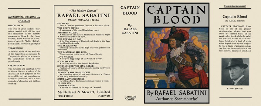 Item #28216 Captain Blood. Rafael Sabatini