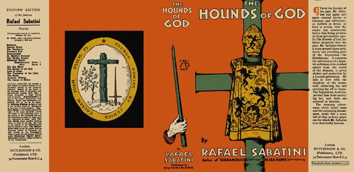 Item #28218 Hounds of God, The. Rafael Sabatini