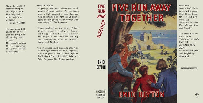 Item #283 Five #03: Five Run Away Together. Enid Blyton, Eileen Soper