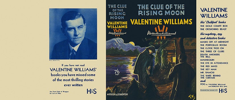 Item #28387 Clue of the Rising Moon, The. Valentine Williams