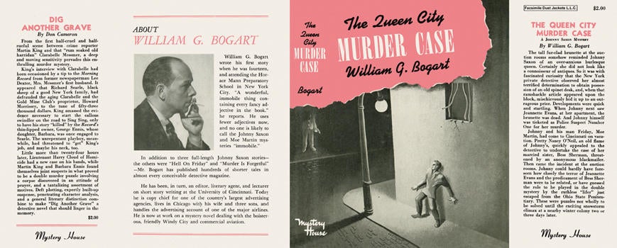 Item #285 Queen City Murder Case, The. William Bogart.