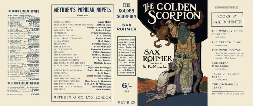 Item #2850 Golden Scorpion, The. Sax Rohmer